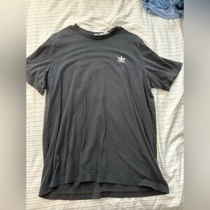 Adidas Men's Charcoal Tee with Logo